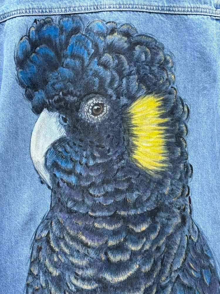Custom Designed Hand-painted Denim Jackets by Michelle Springett