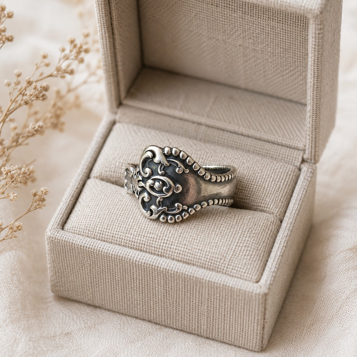 Vintage Sterling Silver Alvin Raleigh Spoon Ring