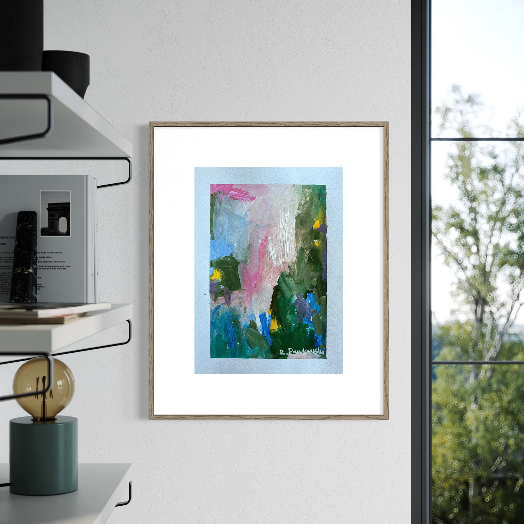 “Love’s Garden” A4 Original Abstract on Paper