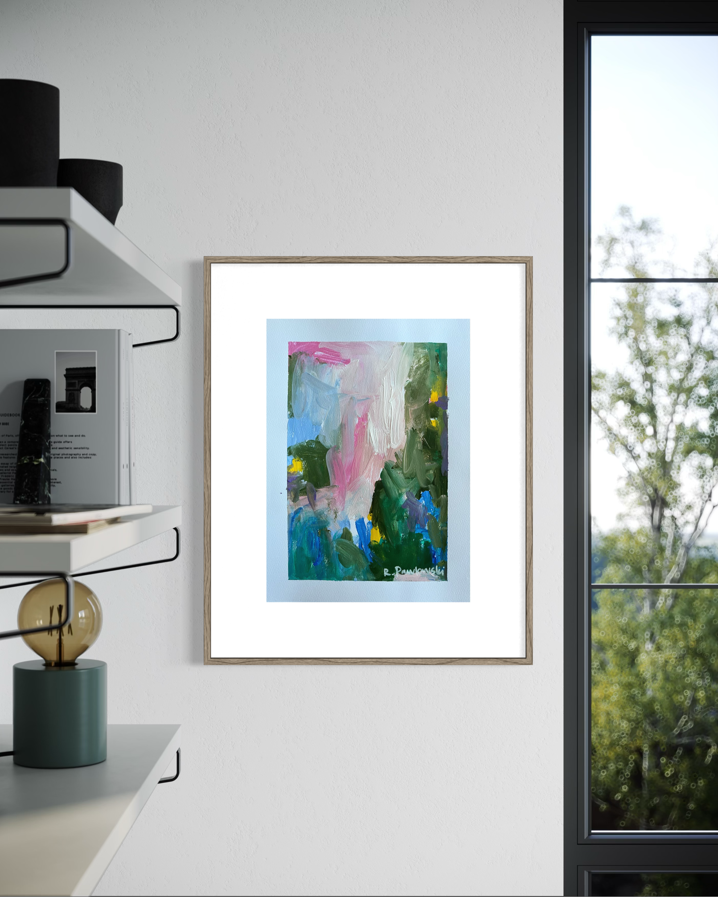 “Love’s Garden” A4 Original Abstract on Paper