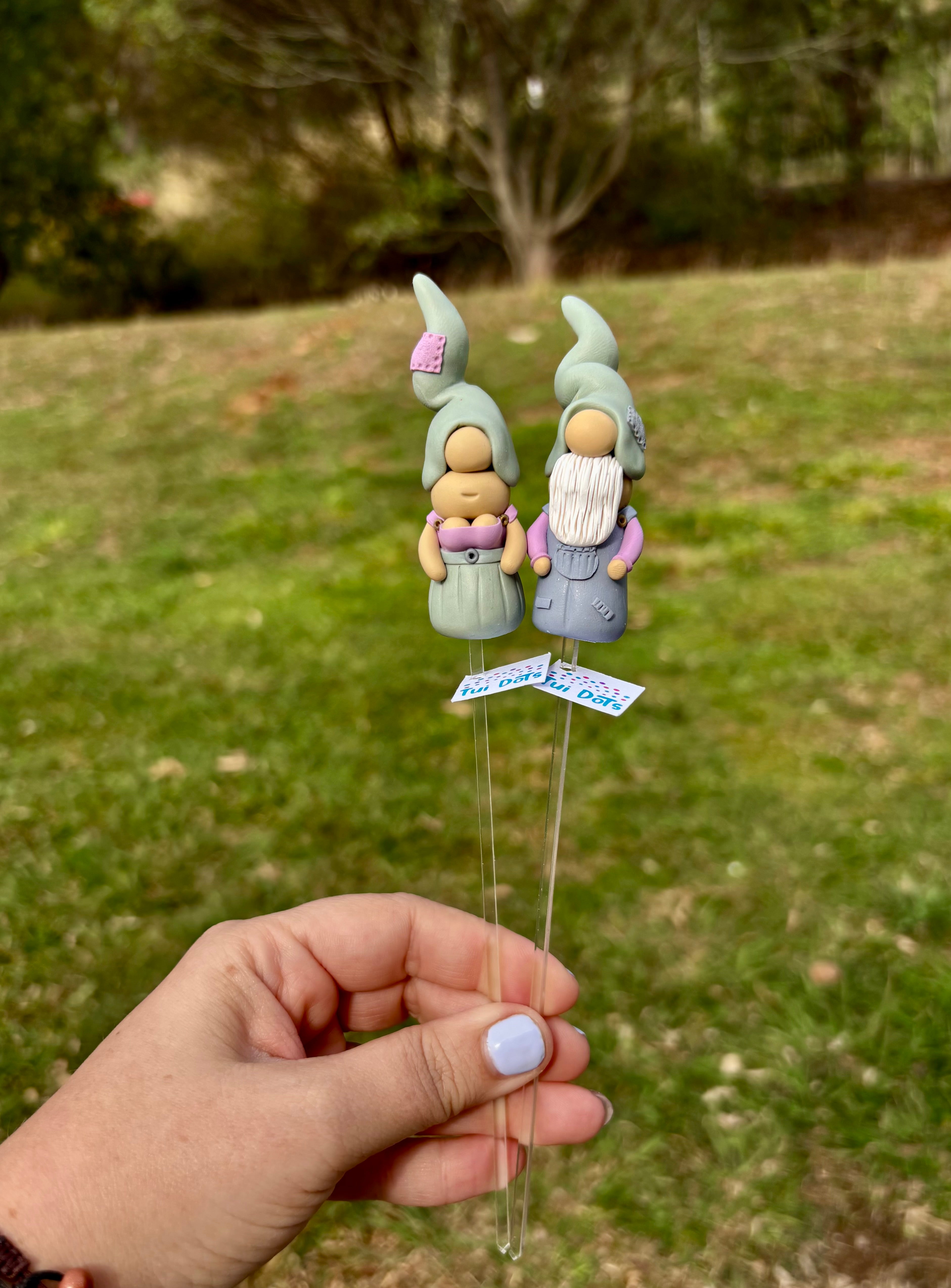 Tiny Gnomes pair - Digby & Ella