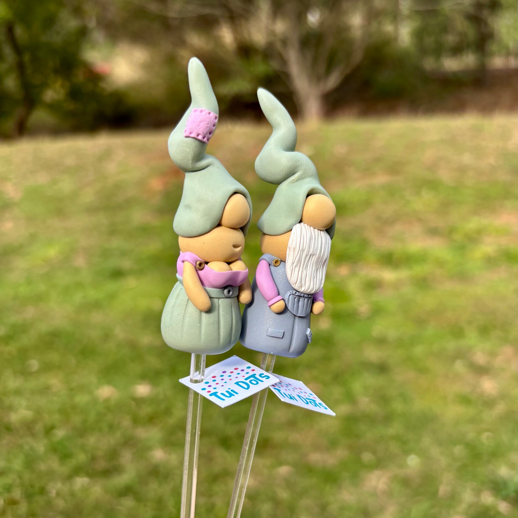 Tiny Gnomes pair - Digby & Ella