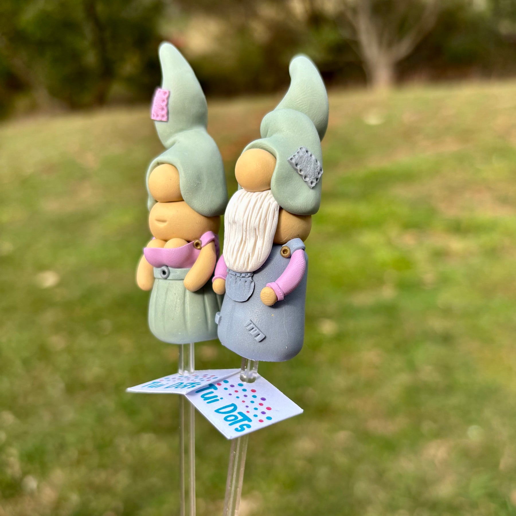 Tiny Gnomes pair - Digby & Ella