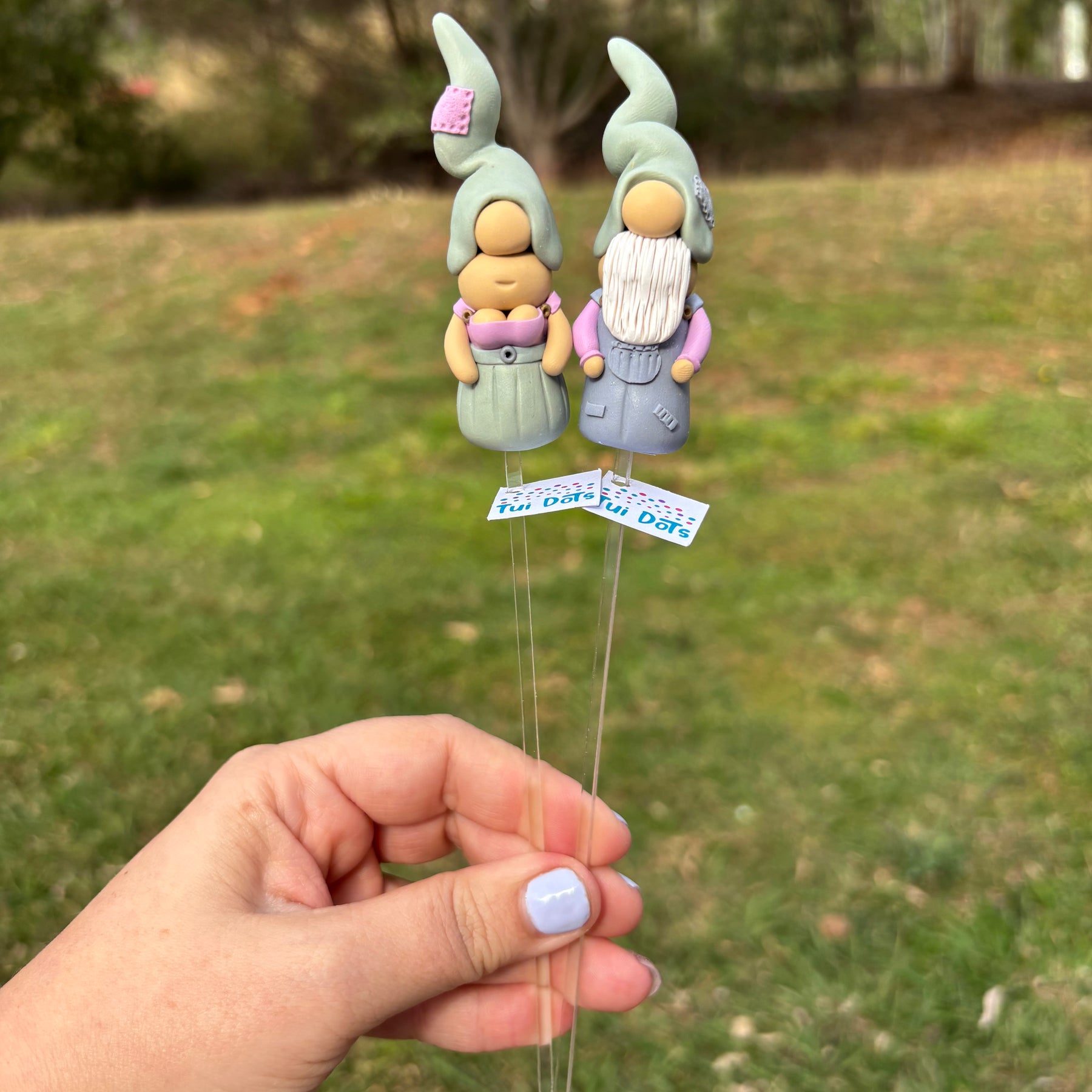 Tiny Gnomes pair - Digby & Ella
