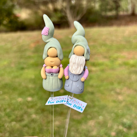 Tiny Gnomes pair - Digby & Ella