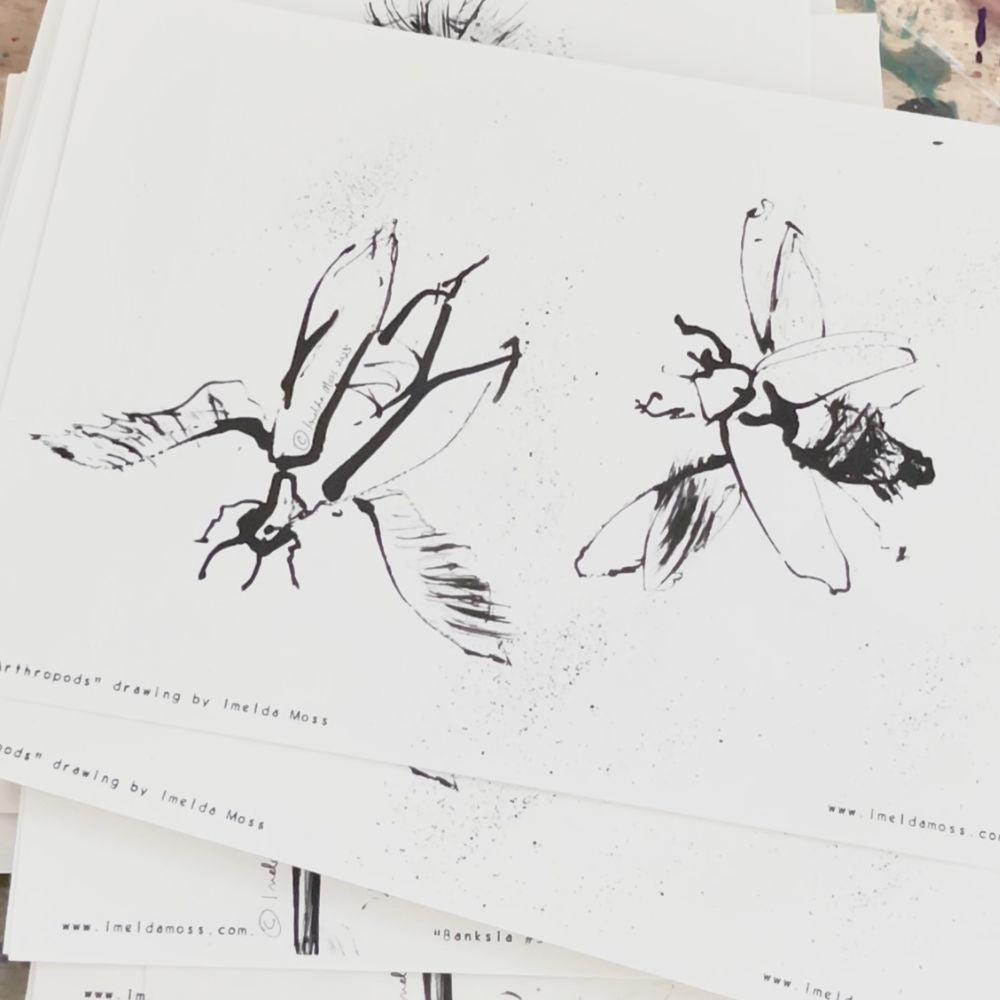 IYO "Ink-Your-Own" DRAWINGS Kit (Colouring-in activity)