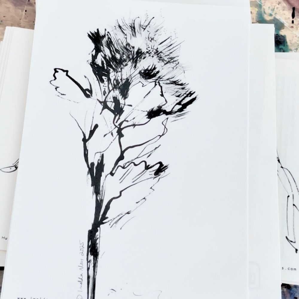 IYO "Ink-Your-Own" DRAWINGS Kit (Colouring-in activity)