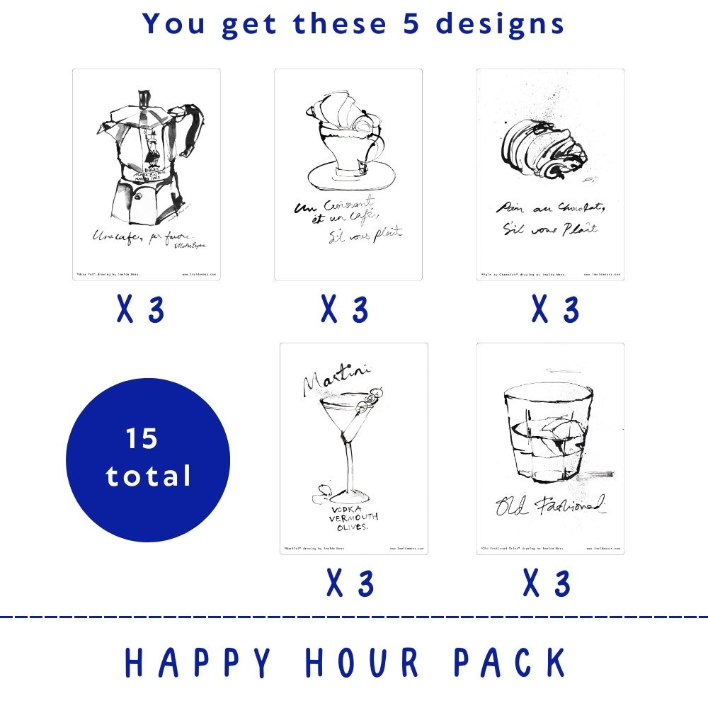 IYO "Ink-Your-Own" MATERIALS Kit (Colouring-in activity complete tool kit)