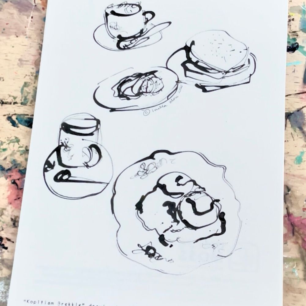 IYO "Ink-Your-Own" DRAWINGS Kit (Colouring-in activity)