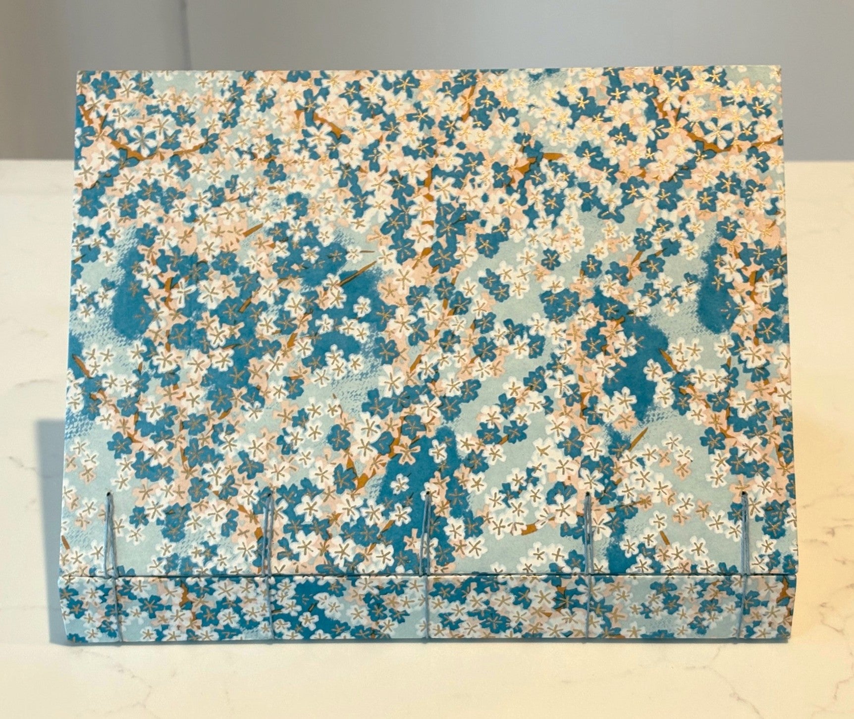 Handmade Secret Belgian Stitch Journal with Japanese Cover