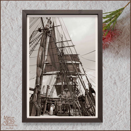 Photographic print | Wall Art | Old time sailing