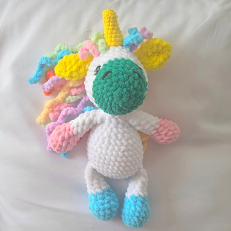 Crocheted Unicorn Softie
