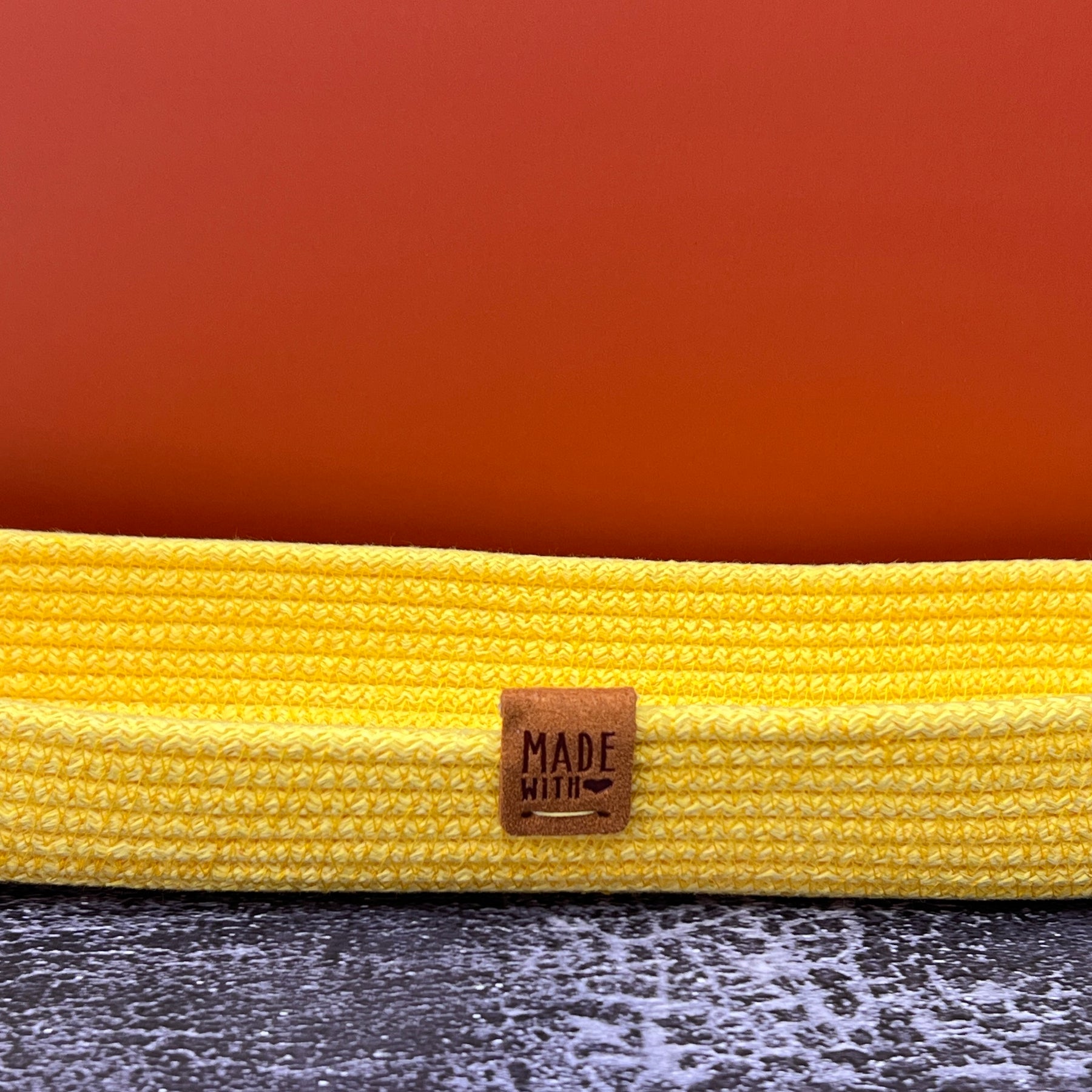 Sunny Yellow Rope Tray / Organiser