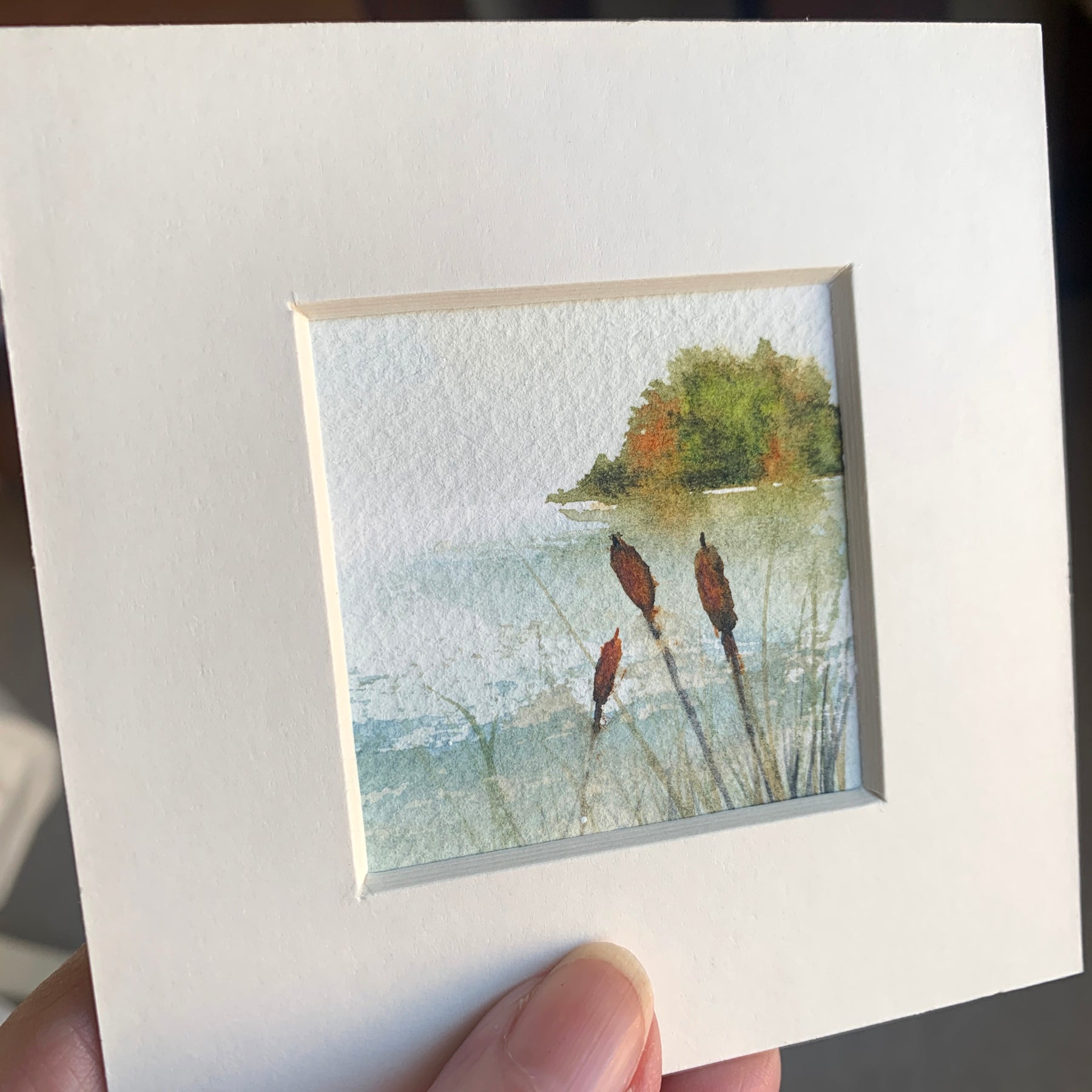 Mini Landscape Hand-painted Watercolour Artwork
