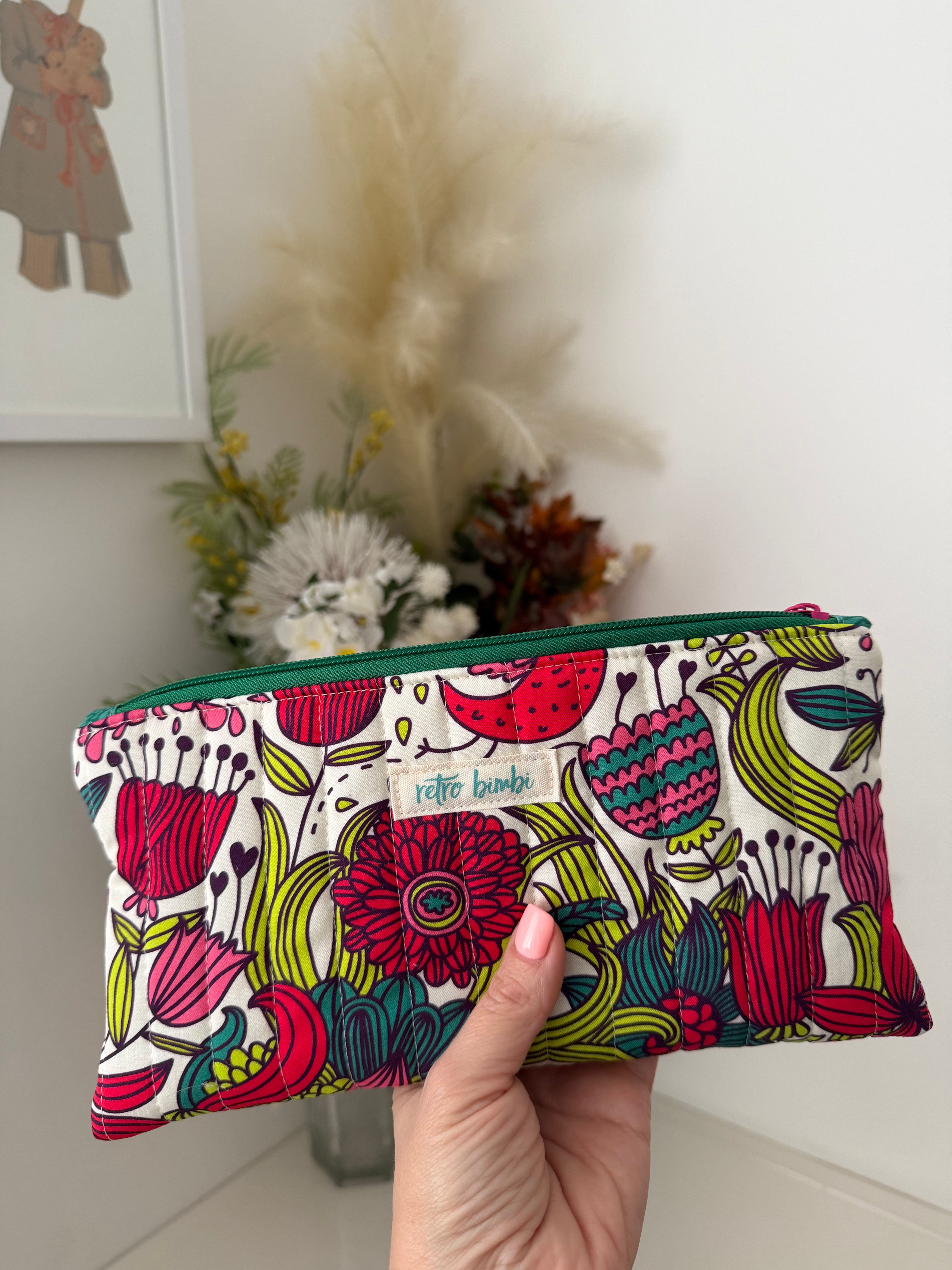 Quilted Pencil Pouch - Various Designs