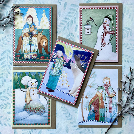 Cost-effective Mixed Pack of Cosy Christmas Cards (xp-mxhs)