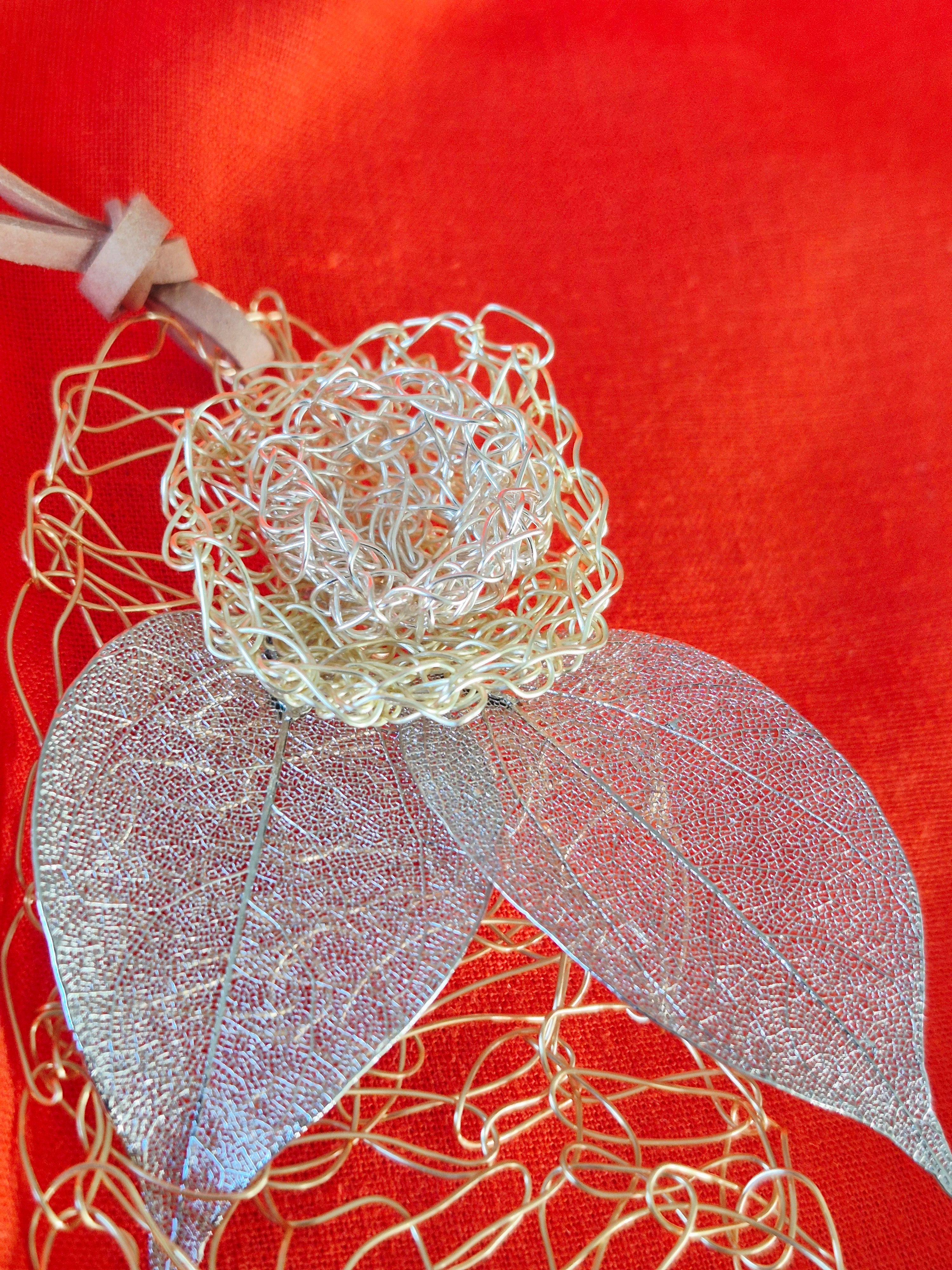 Wire  Crochet necklace