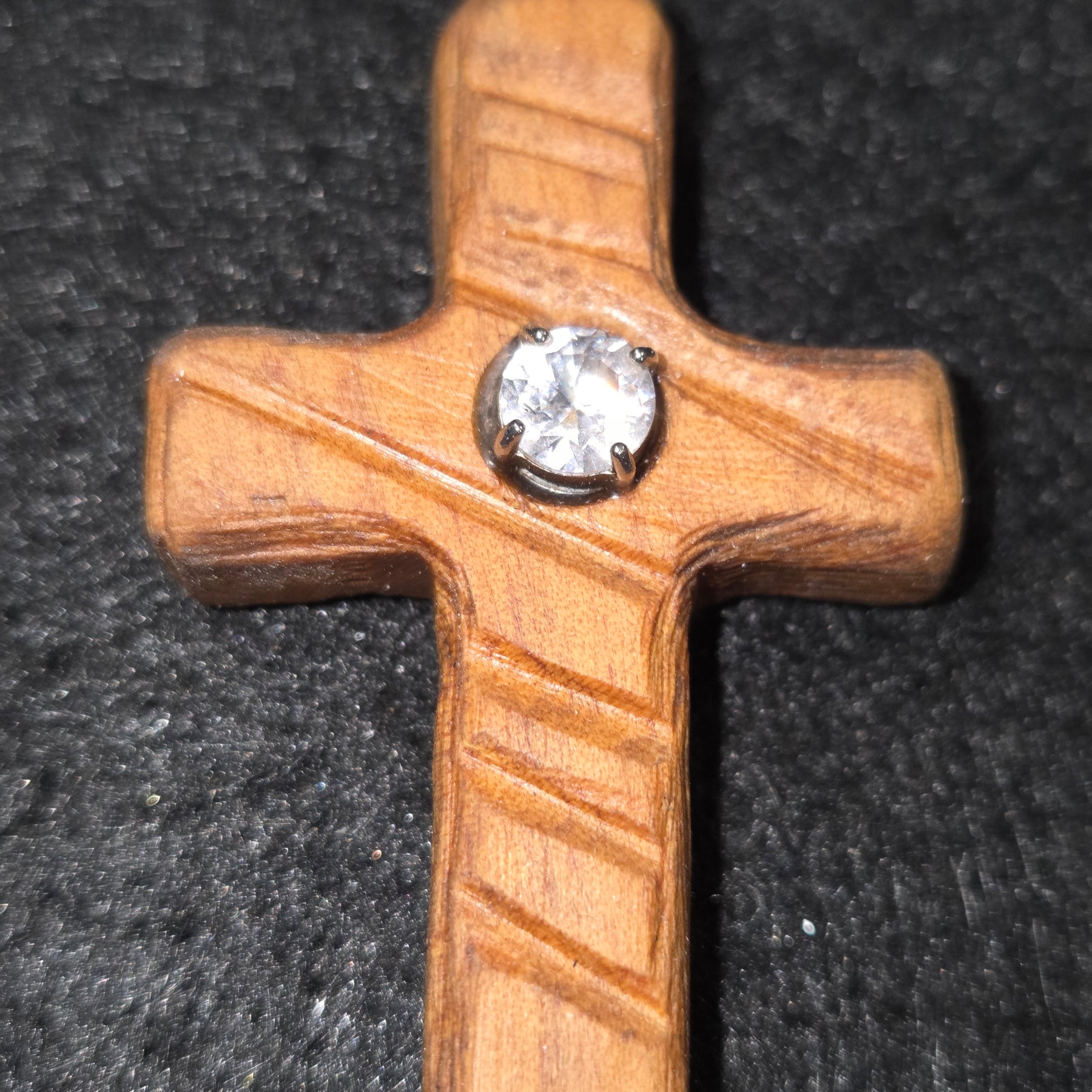 Eucalyptus Cross of Light – Handcrafted Timber Pendant