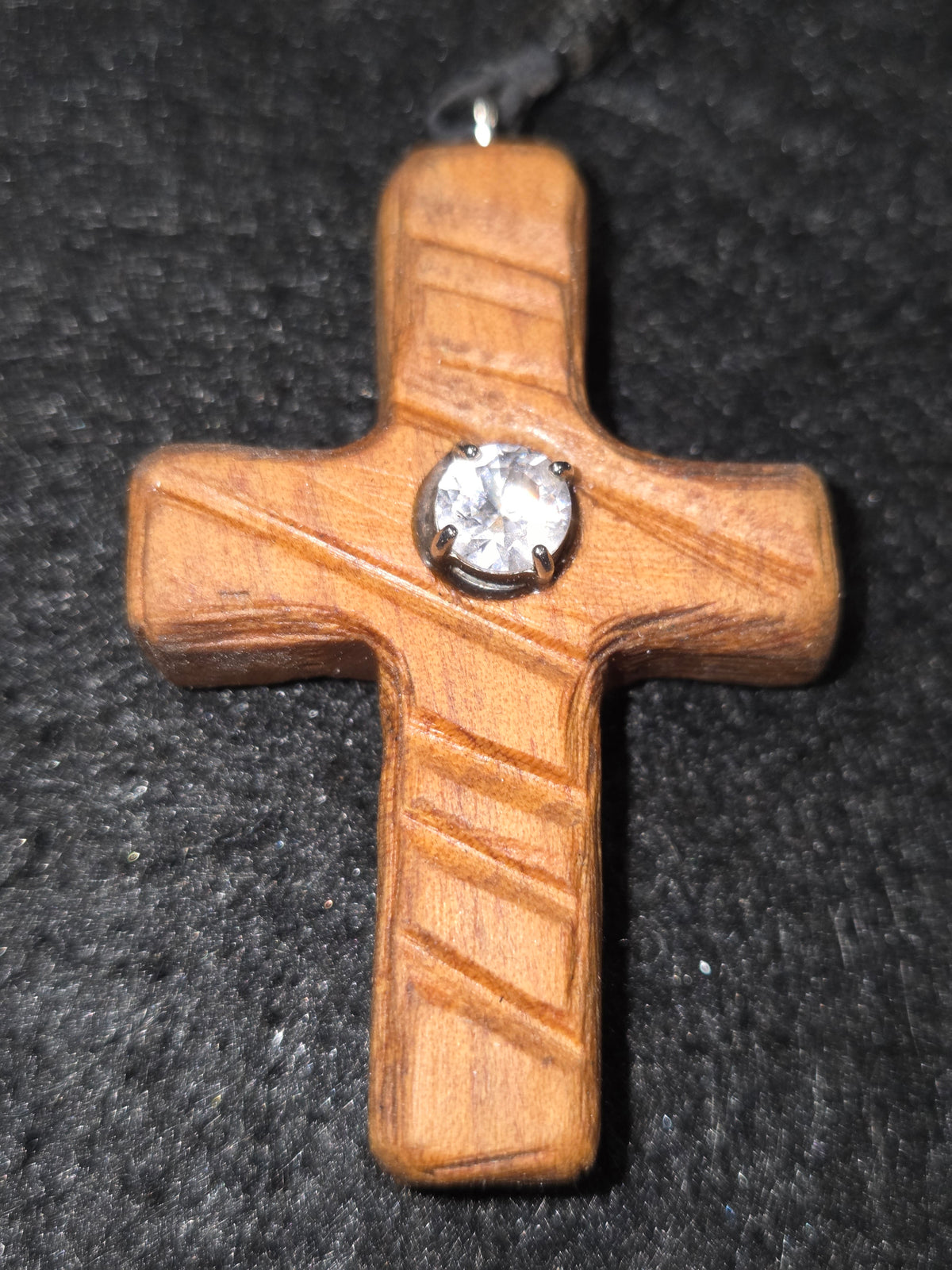 Eucalyptus Cross of Light – Handcrafted Timber Pendant
