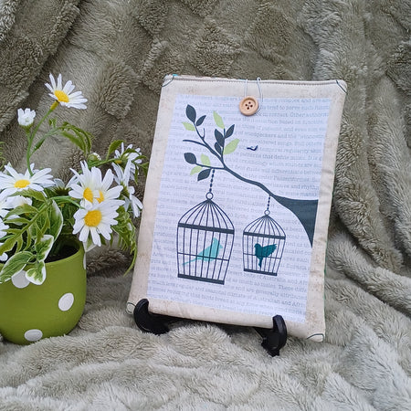 Bird Design Book Sleeve for Small Paperback & A5 Notebooks
