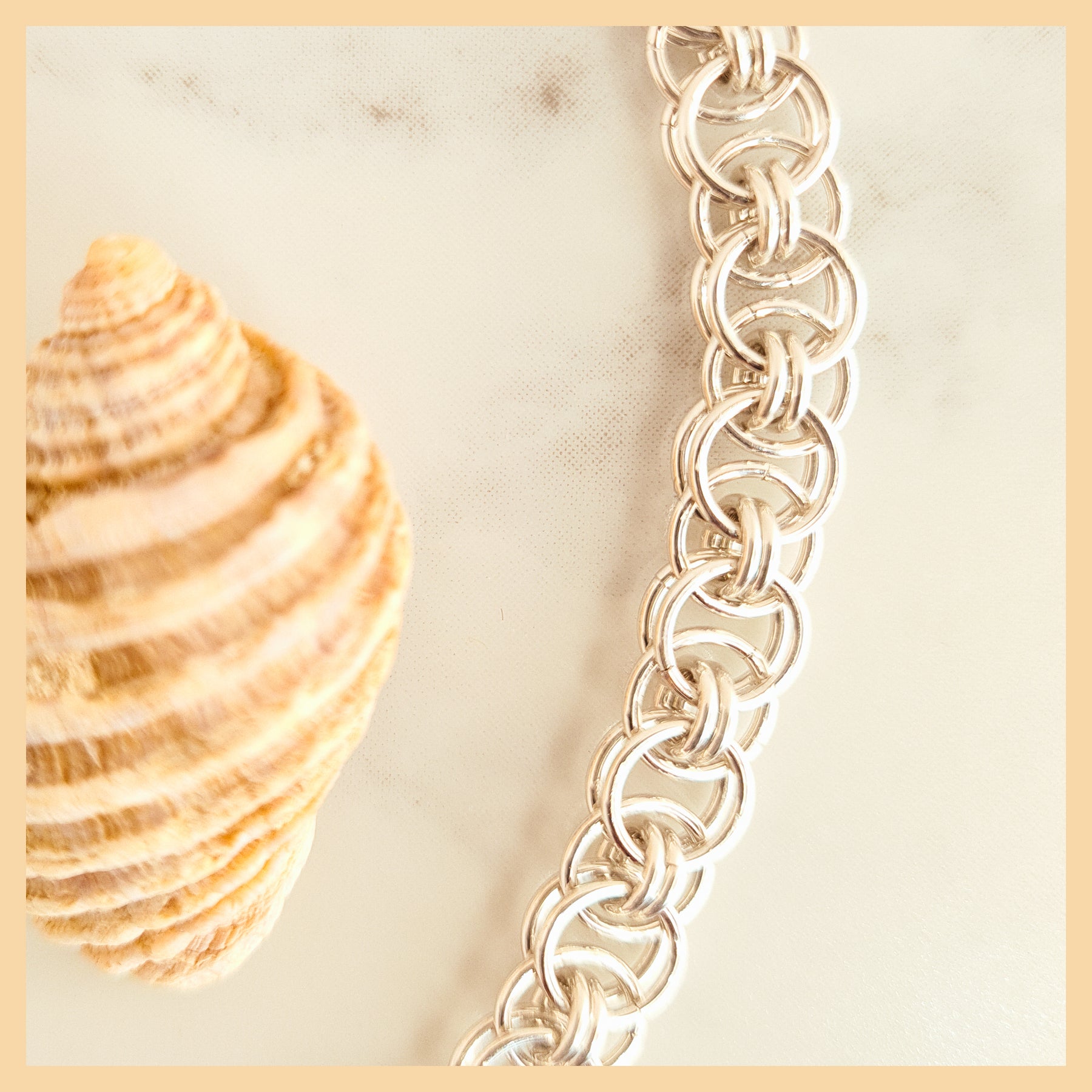 Chainmaille Helm Weave Bracelet