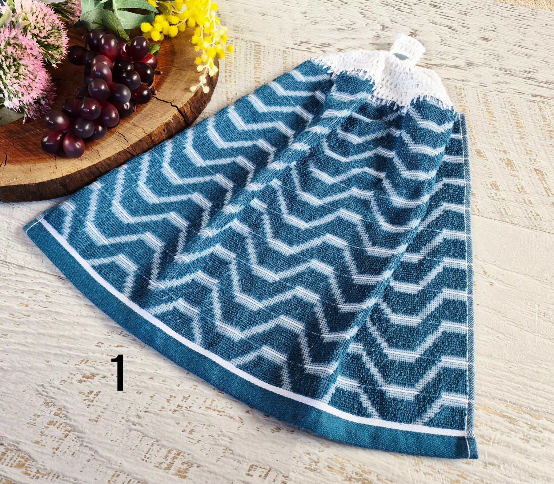 Kitchen Hand Towel | Hanging | Cotton | SINGLE LAYER | 9 Styles - 1-9