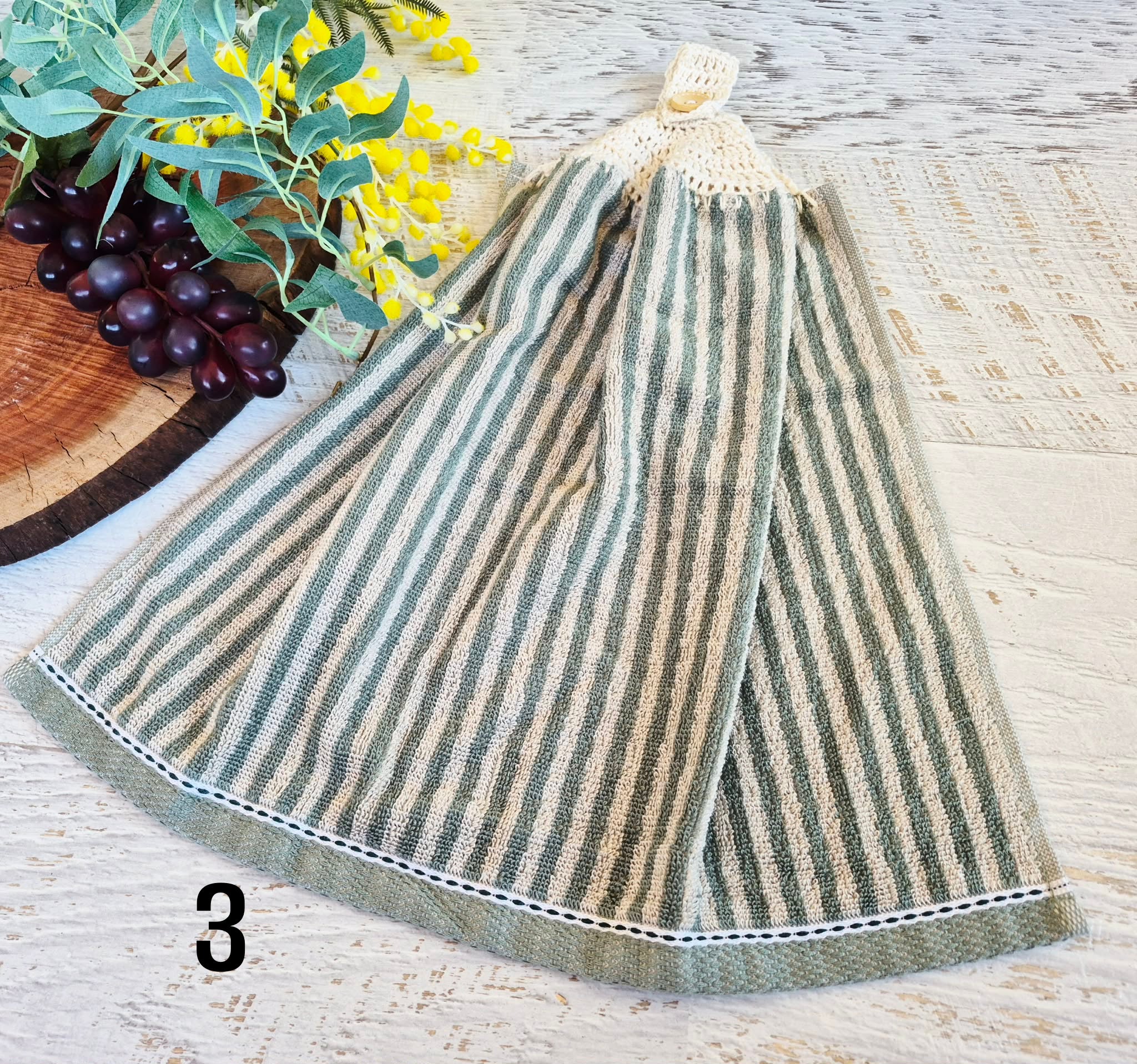 Kitchen Hand Towel | Hanging | Cotton | SINGLE LAYER | 9 Styles - 1-9