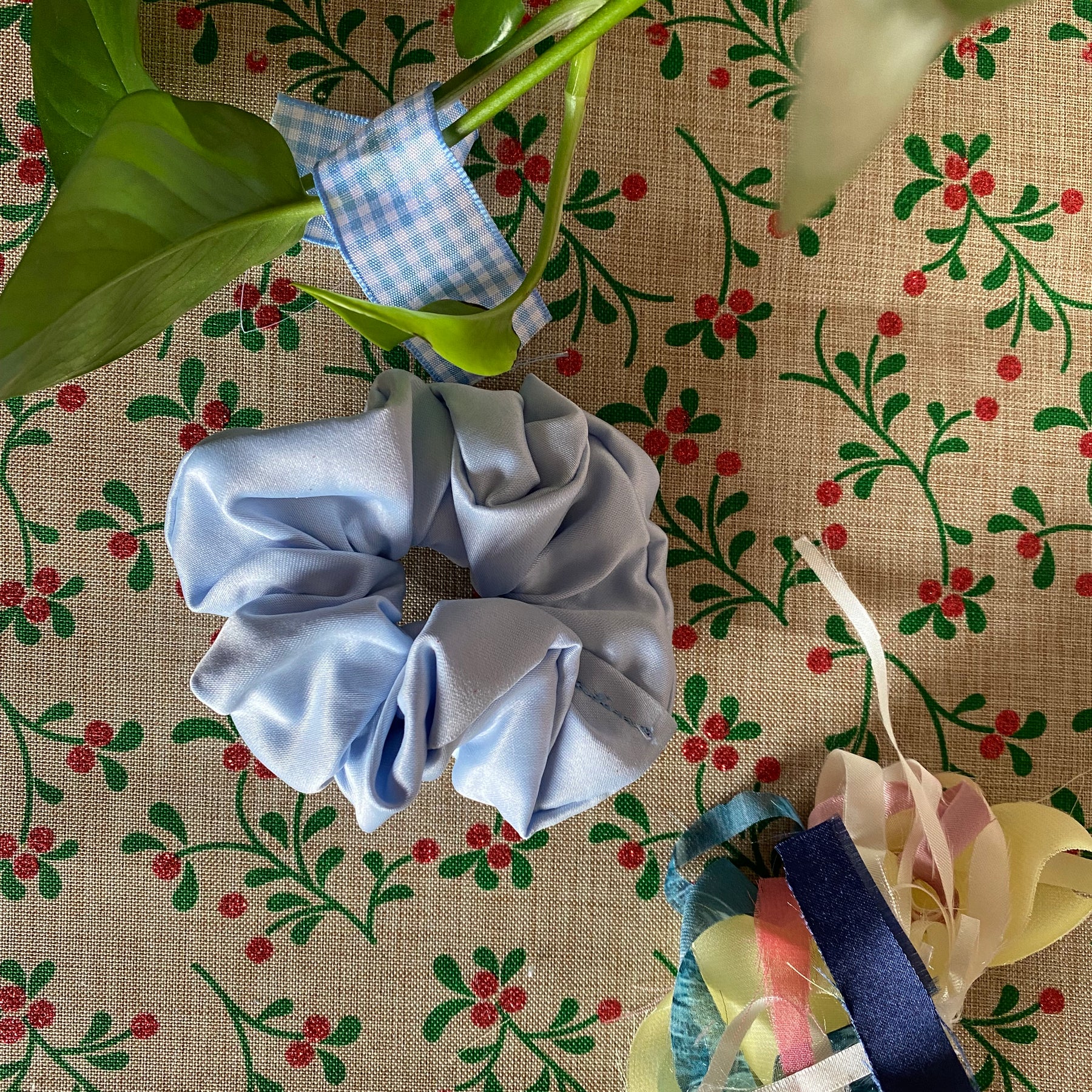 Handmade Medium Scrunchies – Satin & Crepe Hair Scrunchies