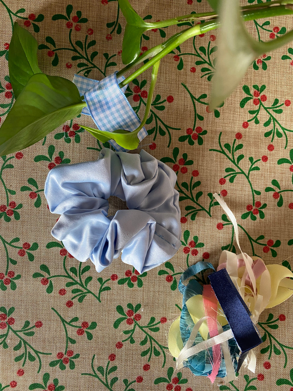 Handmade Medium Scrunchies – Satin & Crepe Hair Scrunchies