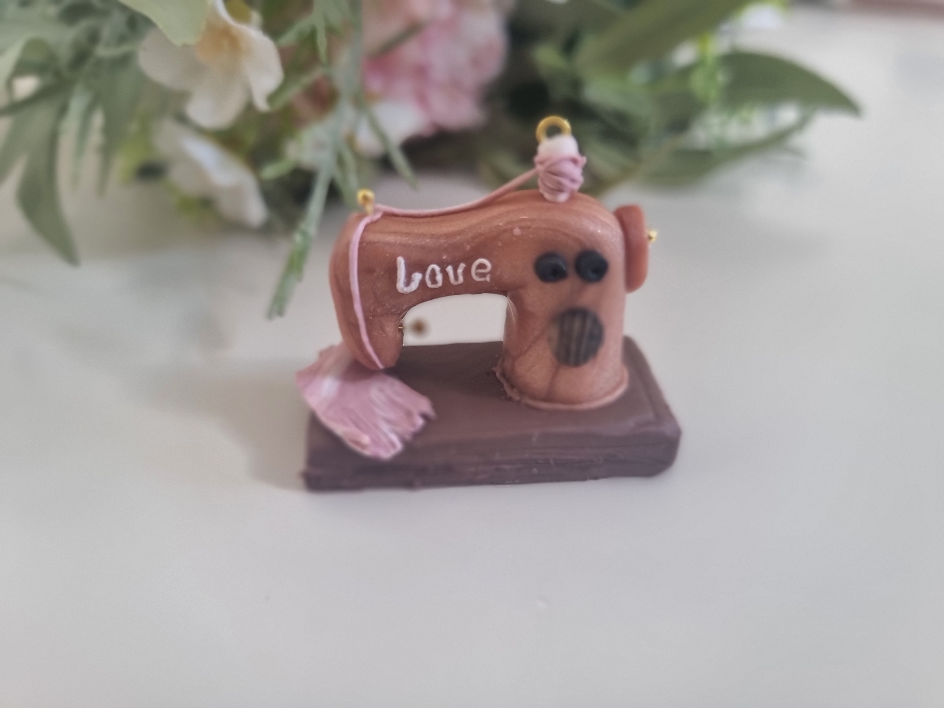 Miniature Sweing Machine - Bacon