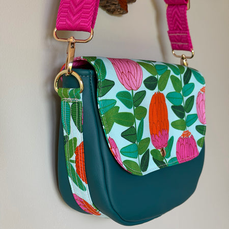 Handmade crossbody bag | Colourful & Floral | Unique