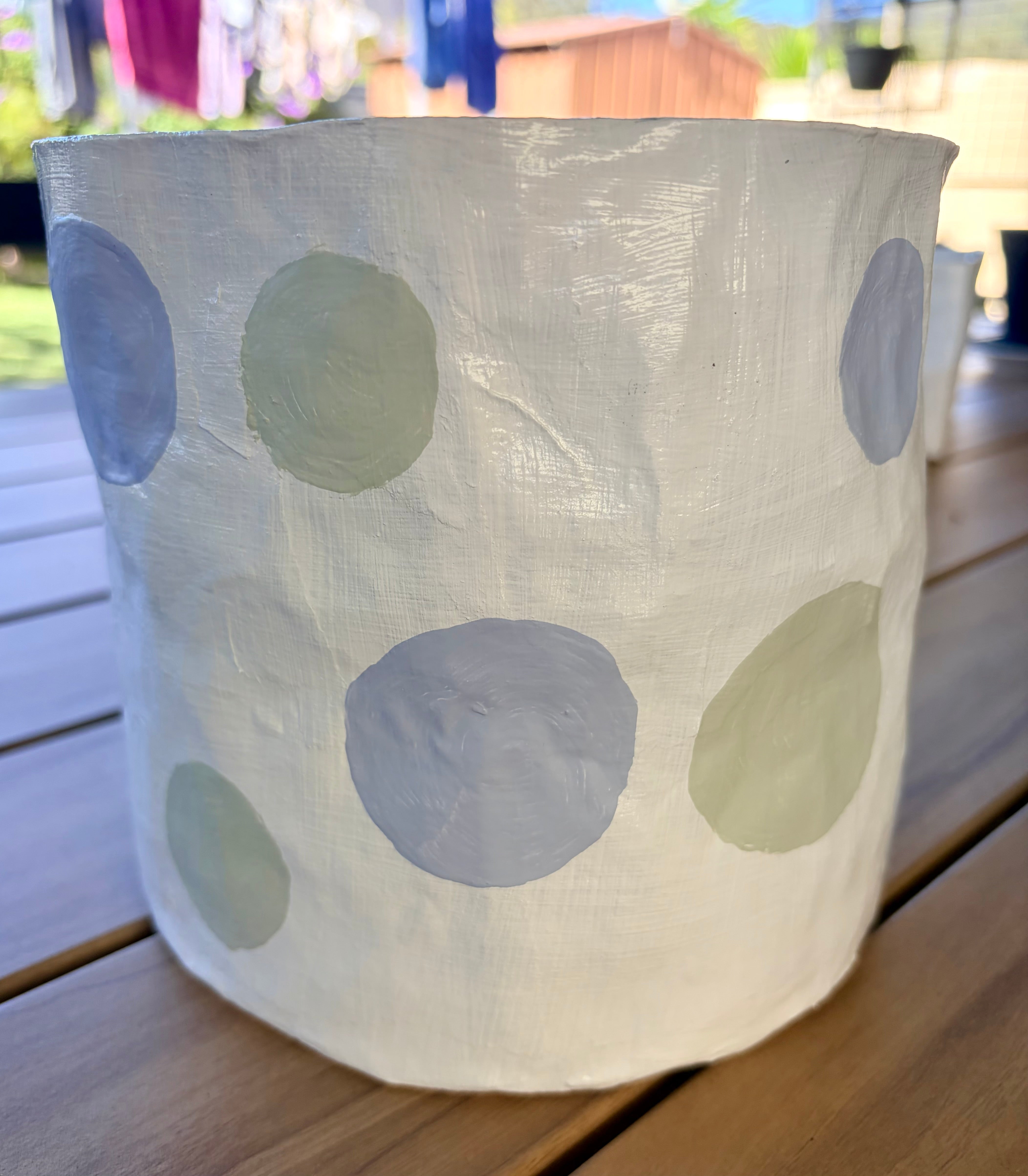 Papier-mâché Plant Pot