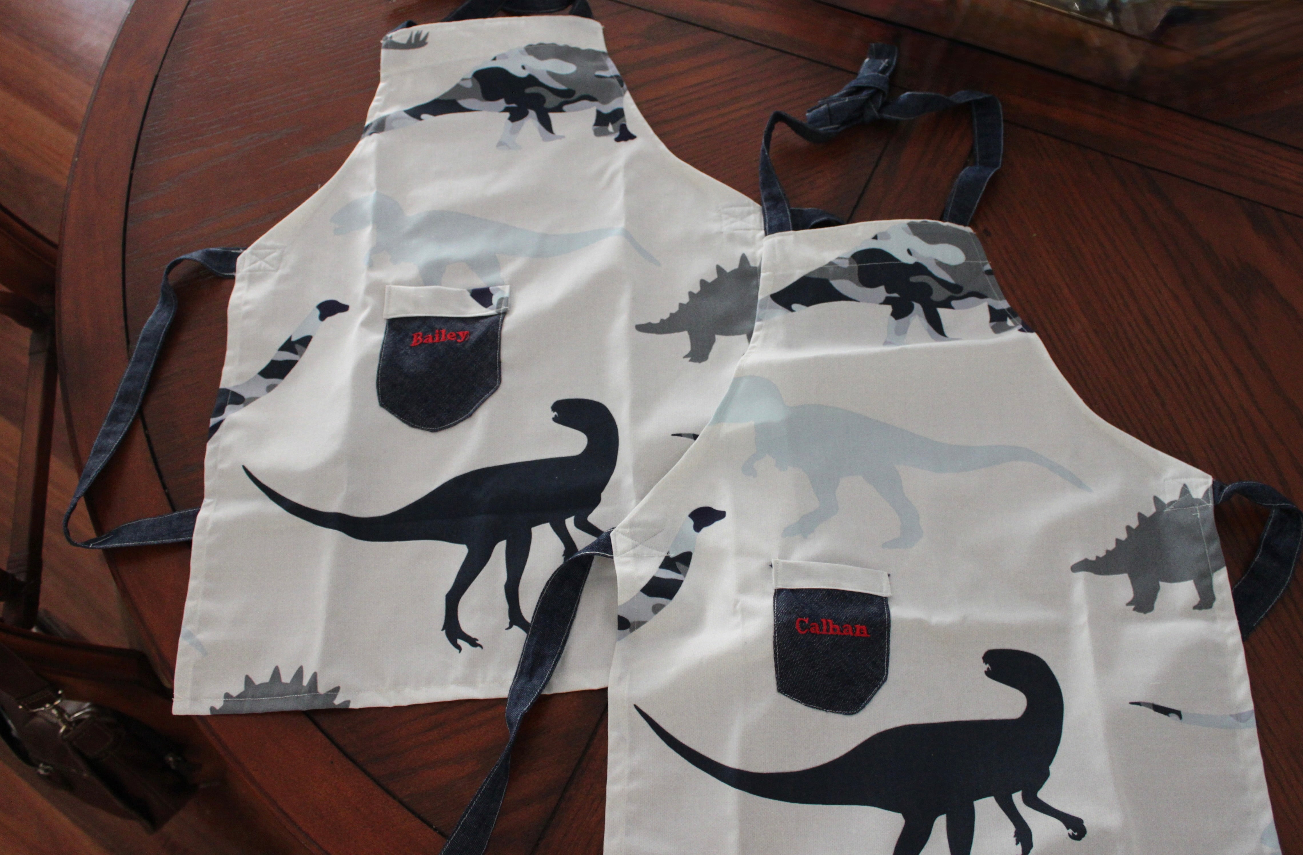 Custom apron with monogram name