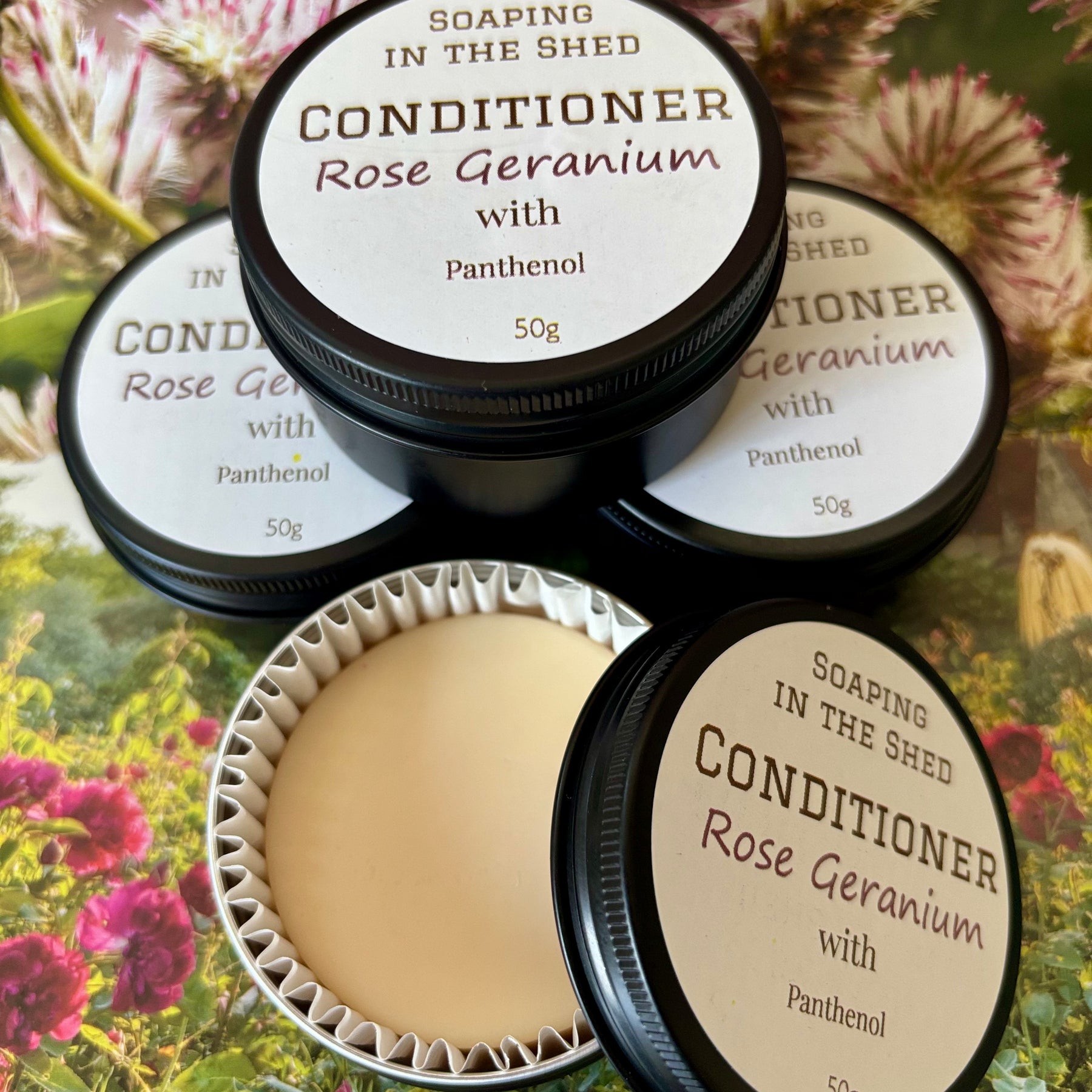 Rose Geranium Twin Pack Shampoo & Conditioner Bars.