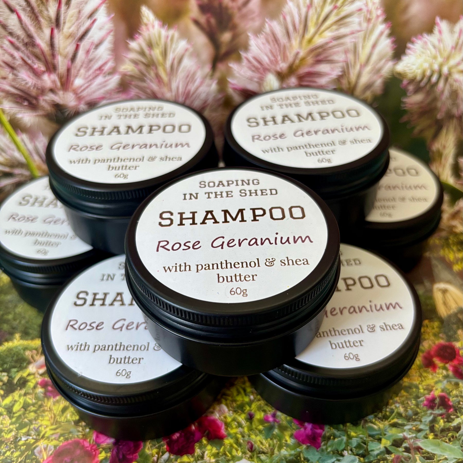 Rose Geranium Twin Pack Shampoo & Conditioner Bars.