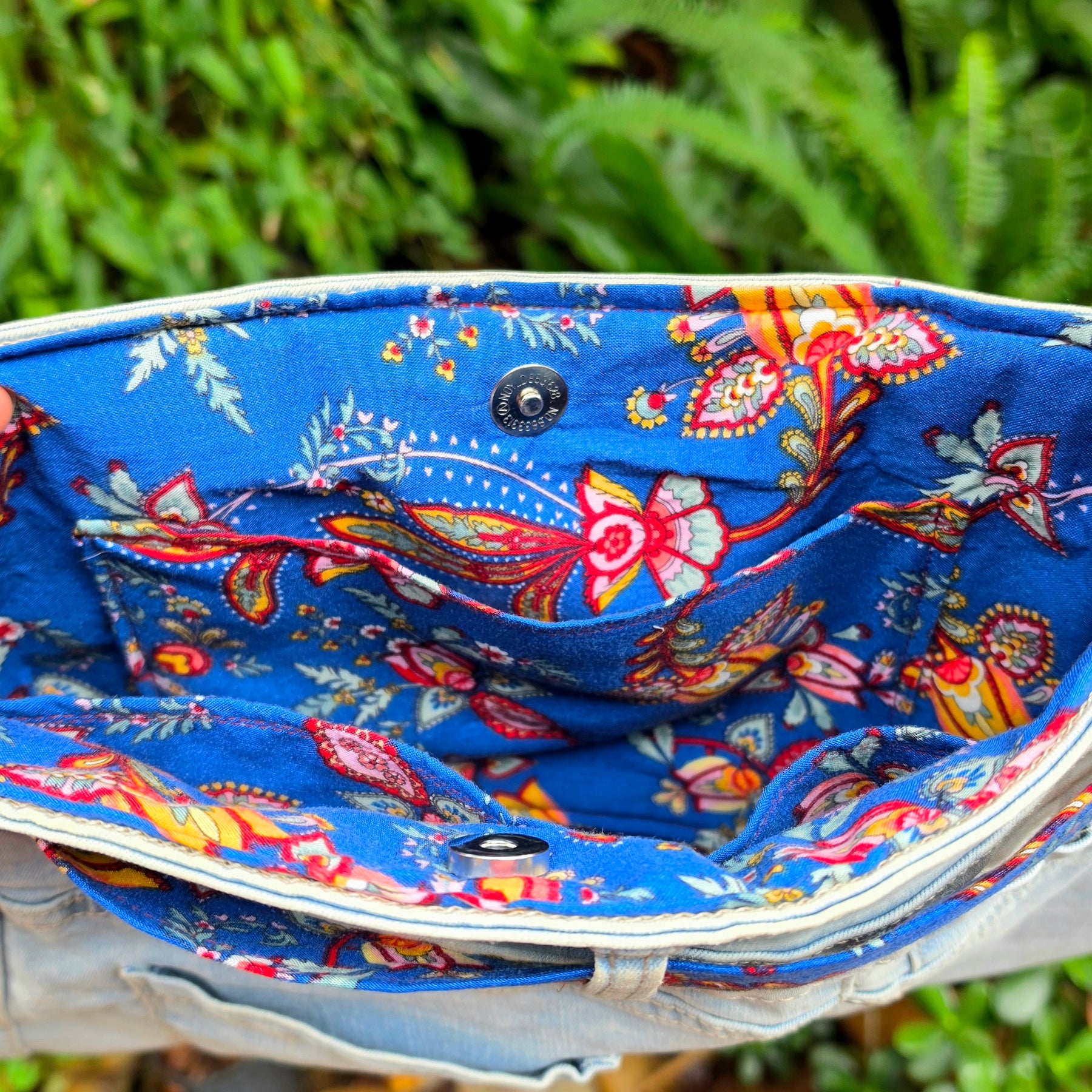 Upcycled Jeans Handbag| Denim & Upcycled Fabrics