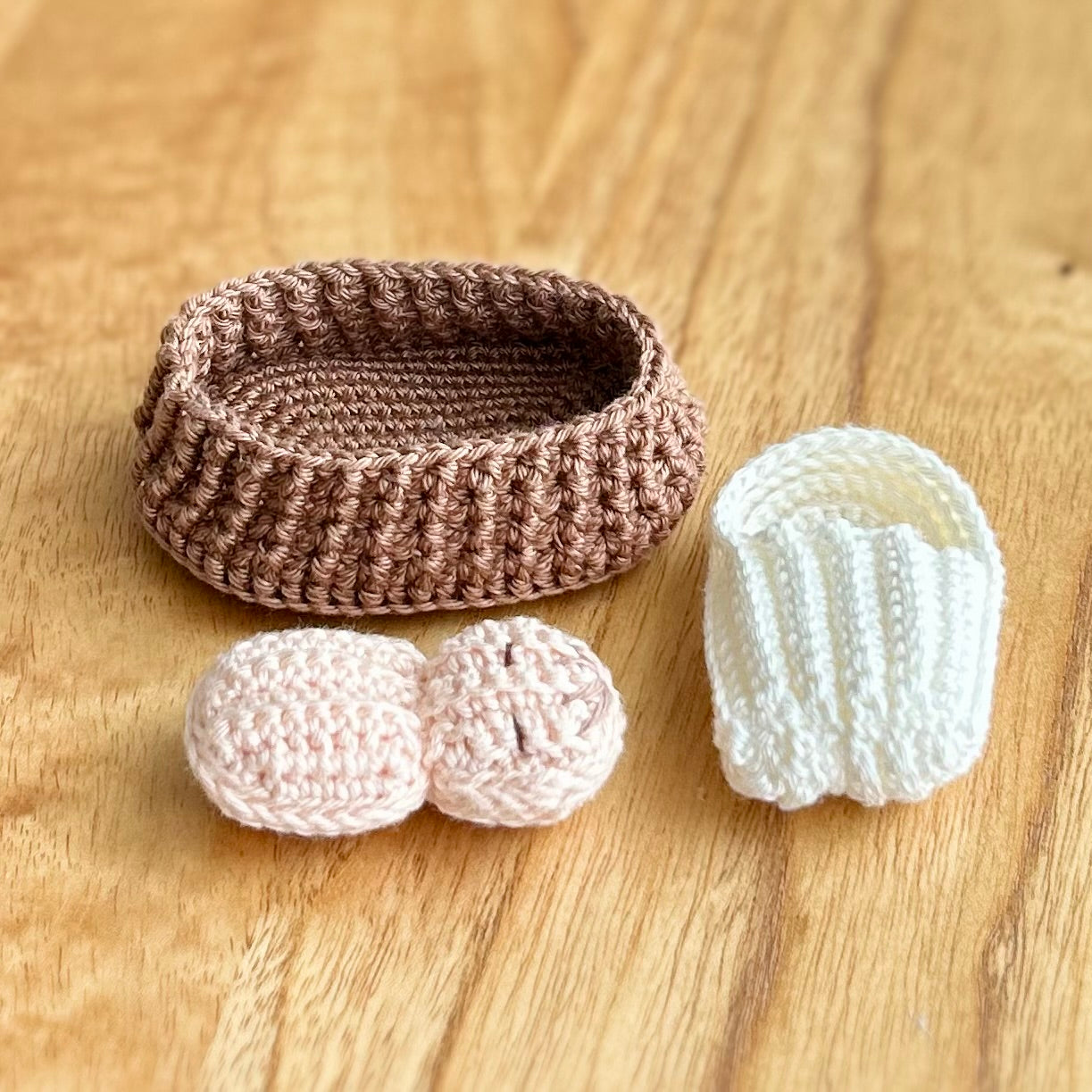Crochet Nativity Set | Mary, Joseph & Baby Jesus | Christmas Pretend Play