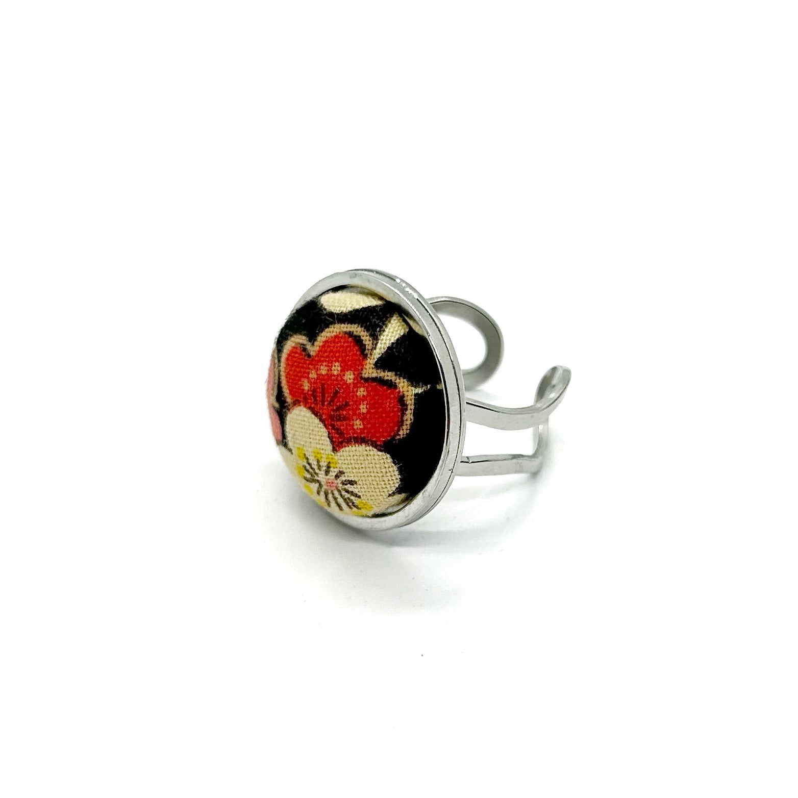 Kimono Ring - Adjustable Pink Blossom