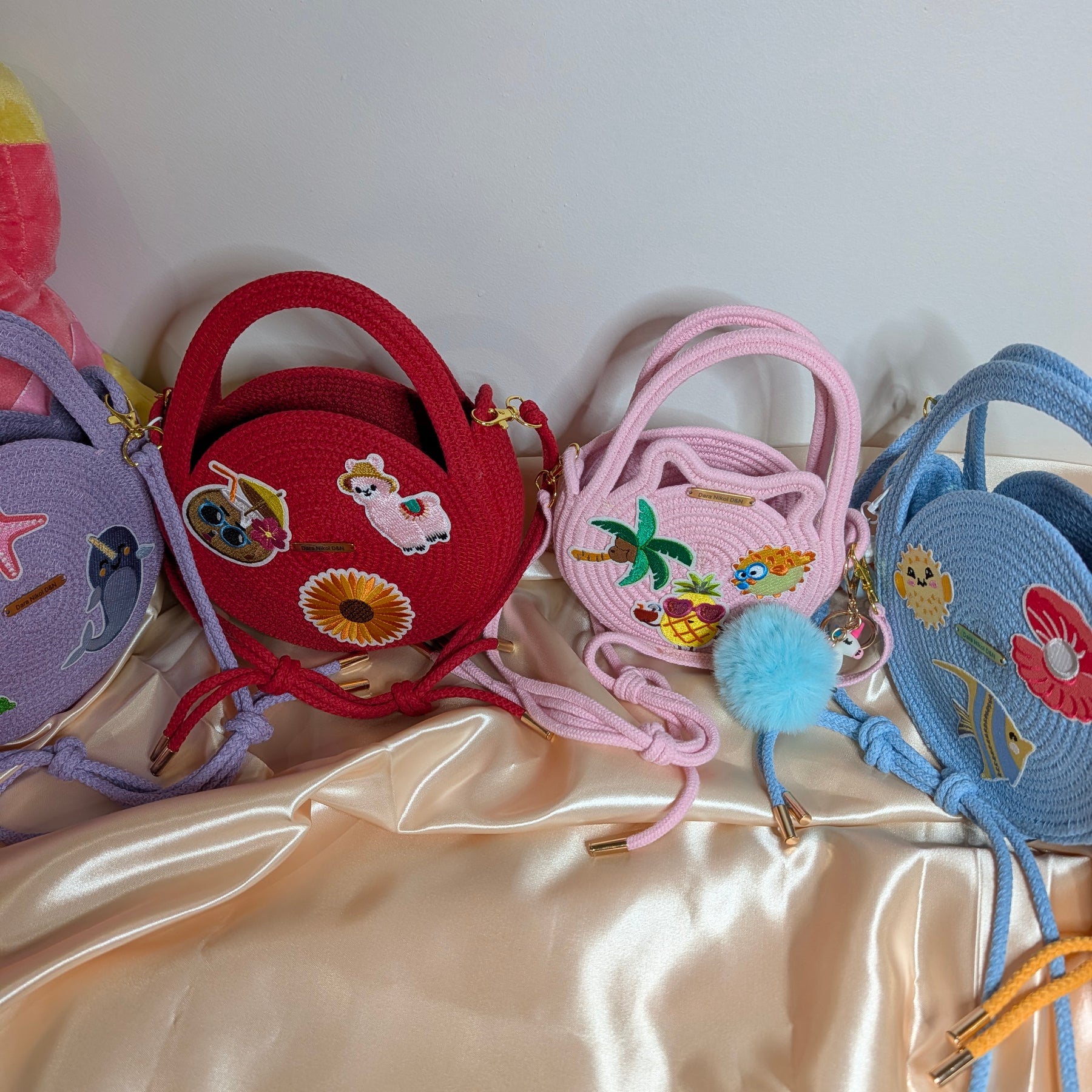 Little Joy Handmade Kids Cotton Cord Bags