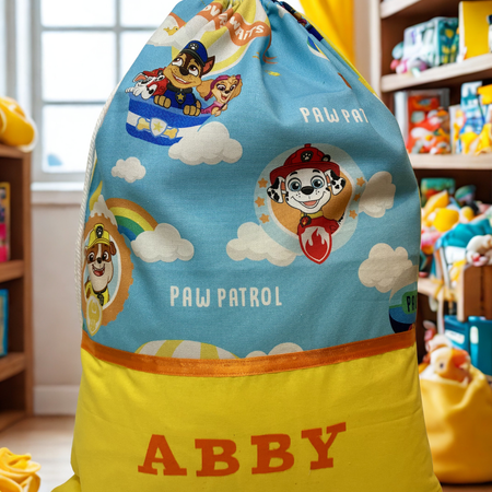 Children's Library Bag , Handmade, Personalised