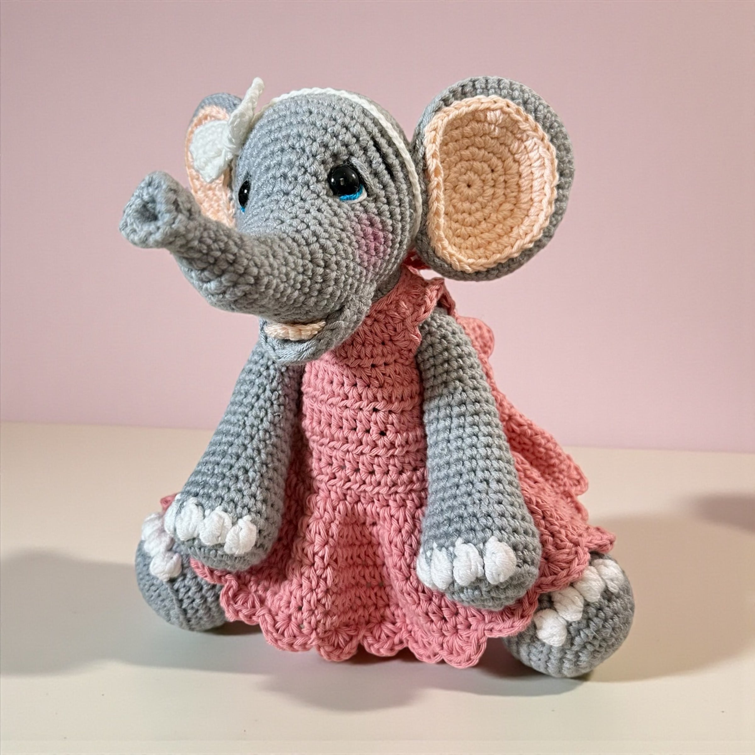 Crochet Elephant – Handmade Sibling Love