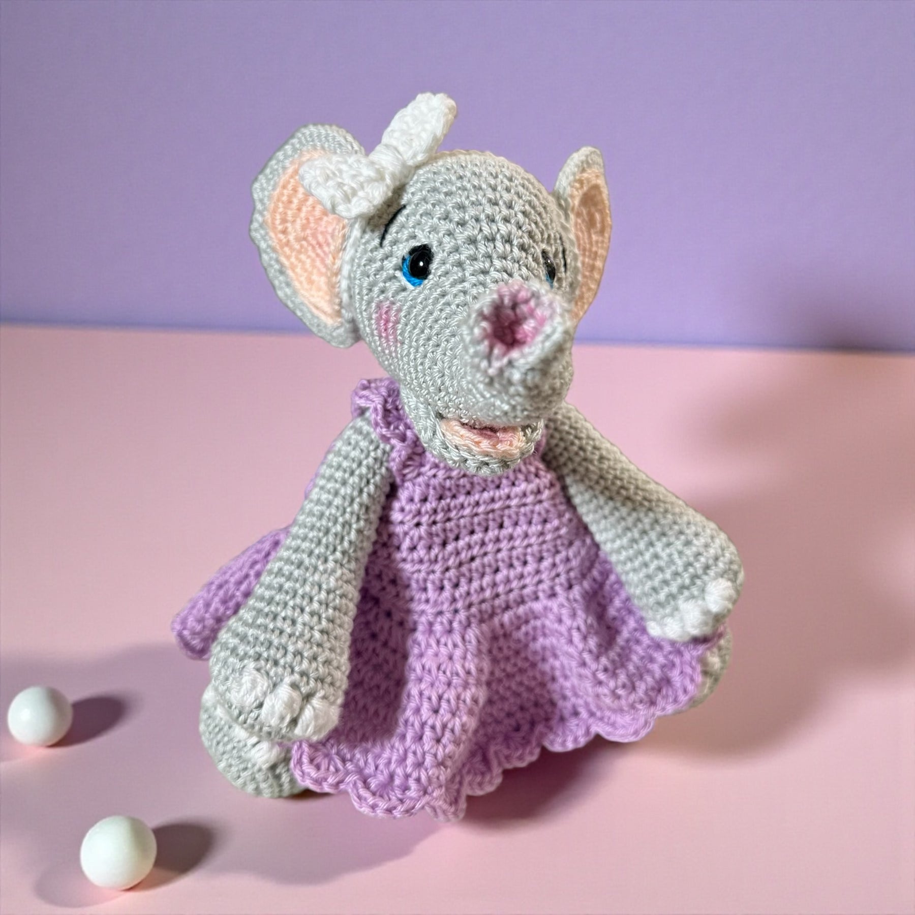 Crochet Elephant – Handmade Sibling Love