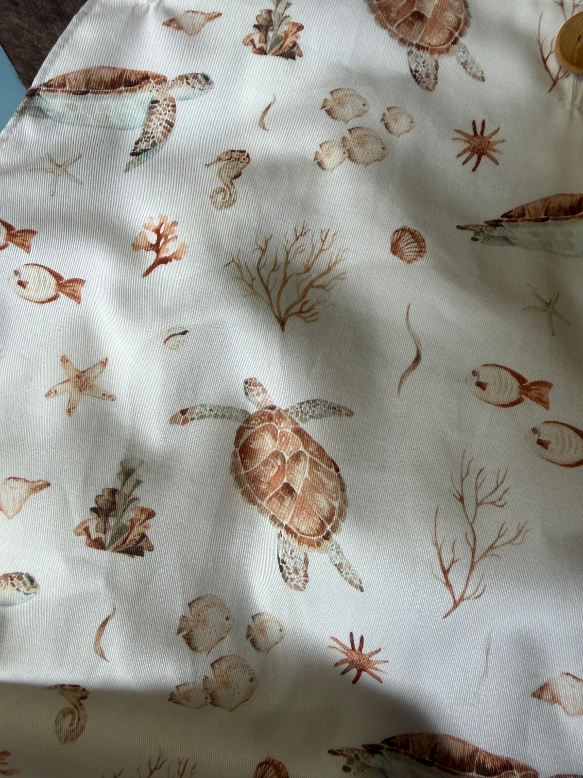 Turtles Fish and coral print baby romper