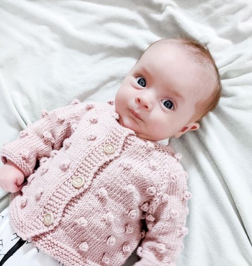 Bobble Cardigans hand knitted in Aust Merino