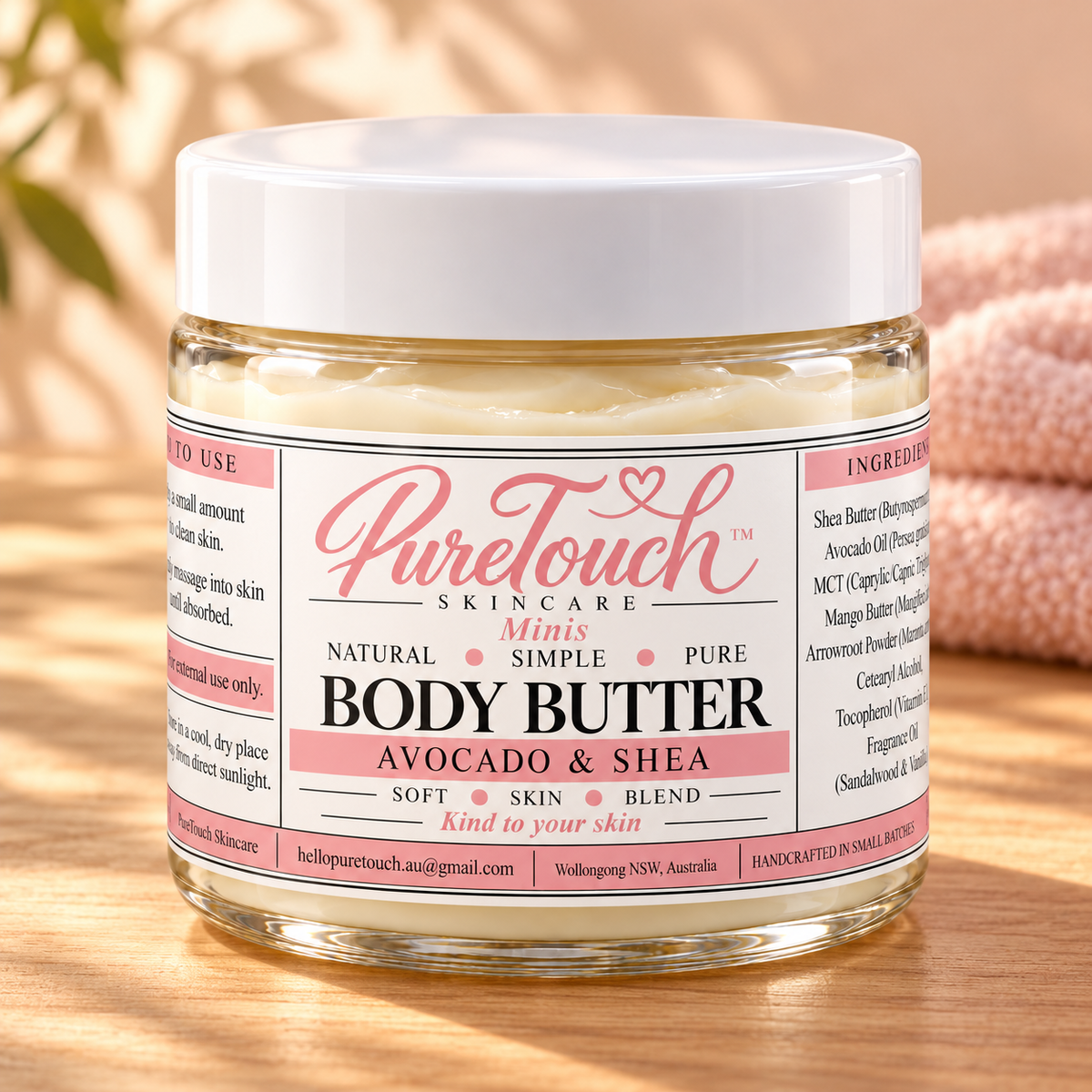 PureTouch Minis Avocado and Shea Body Butter