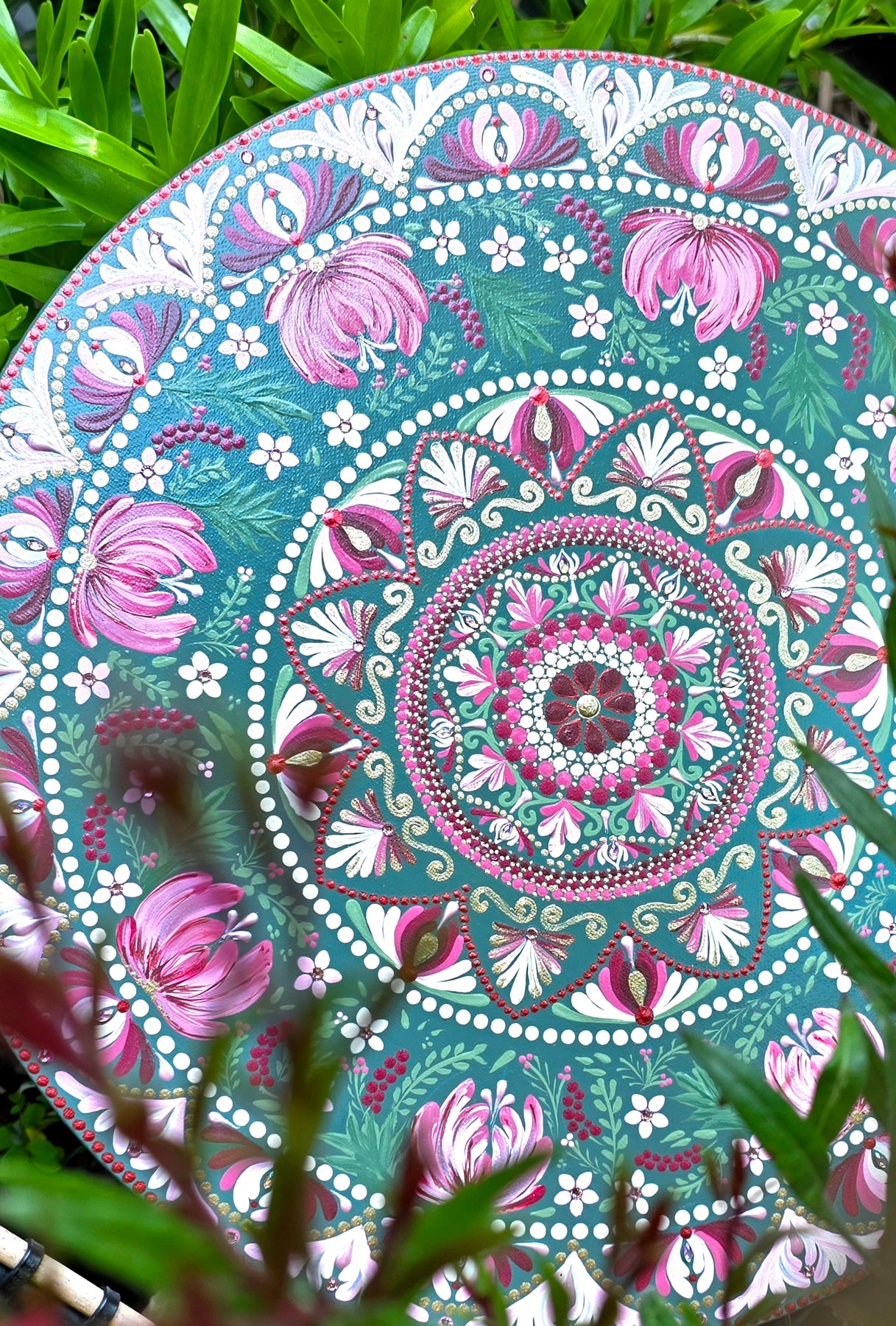 "Anais" - Original, one-of-a-kind mandala painting.