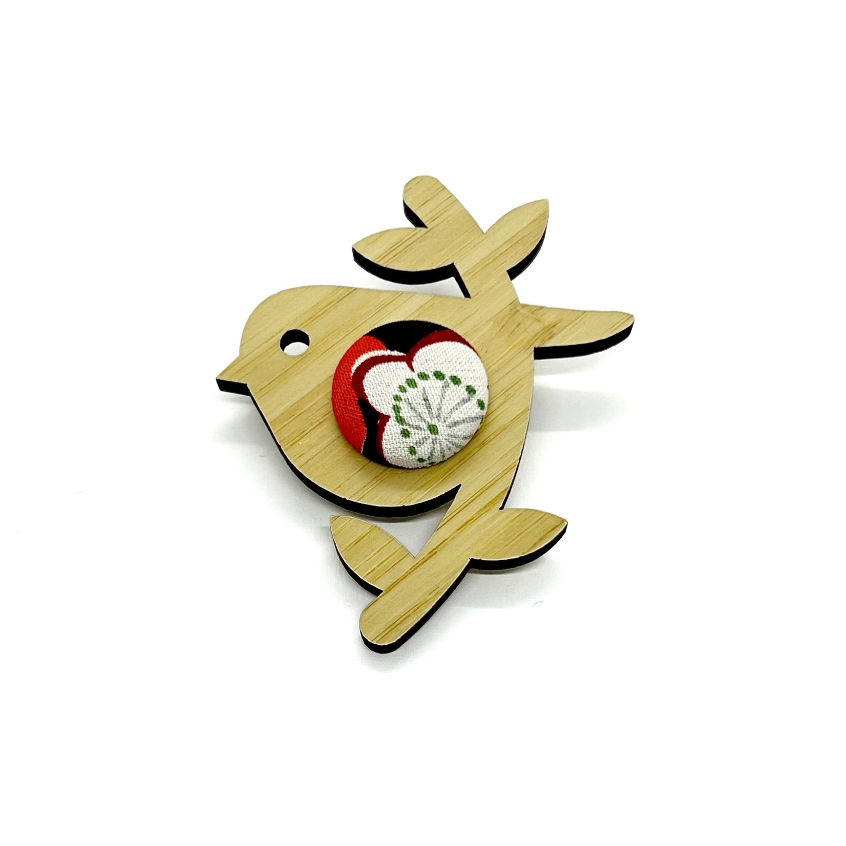 Kimono Brooches - Birdie and Sunflower