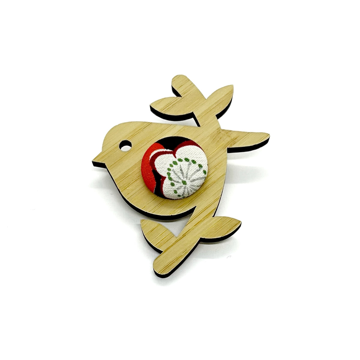 Kimono Brooches - Birdie and Sunflower