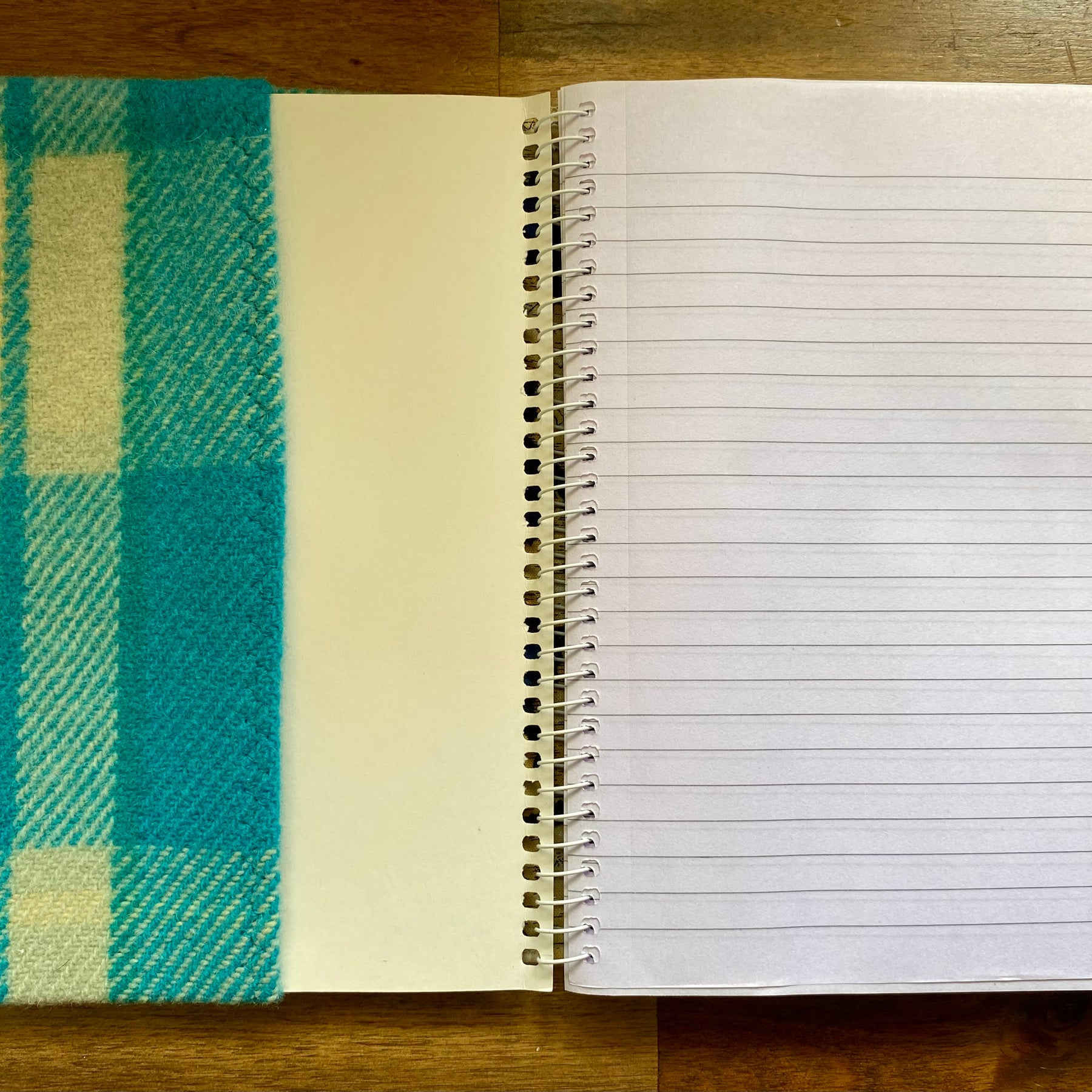 A5 Upcycled Notebook Dachshund - Blue