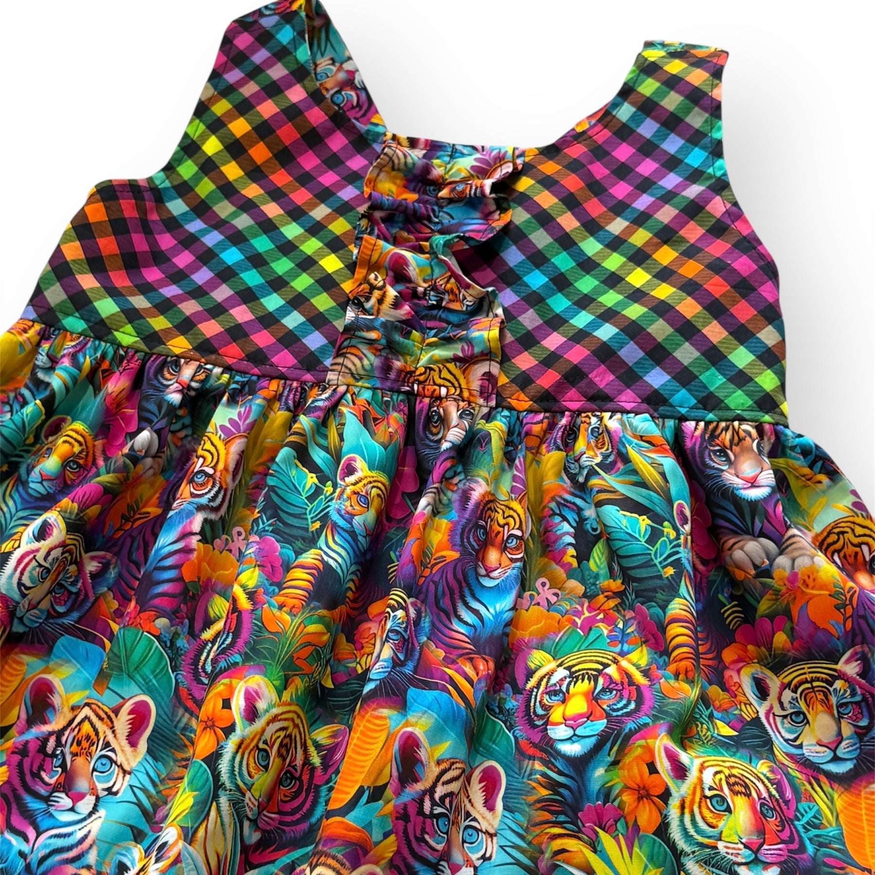 SIZE 6 Rainbow Tigers LOLA Top and Shorts SET